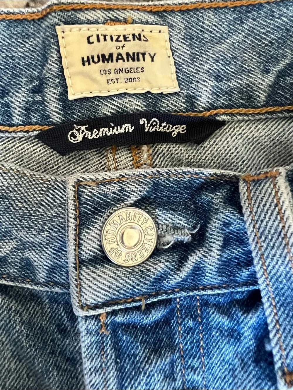 Citizens of Humanity Astrid Denim Mini Skirt Archive 24 - Picture 2 of 8